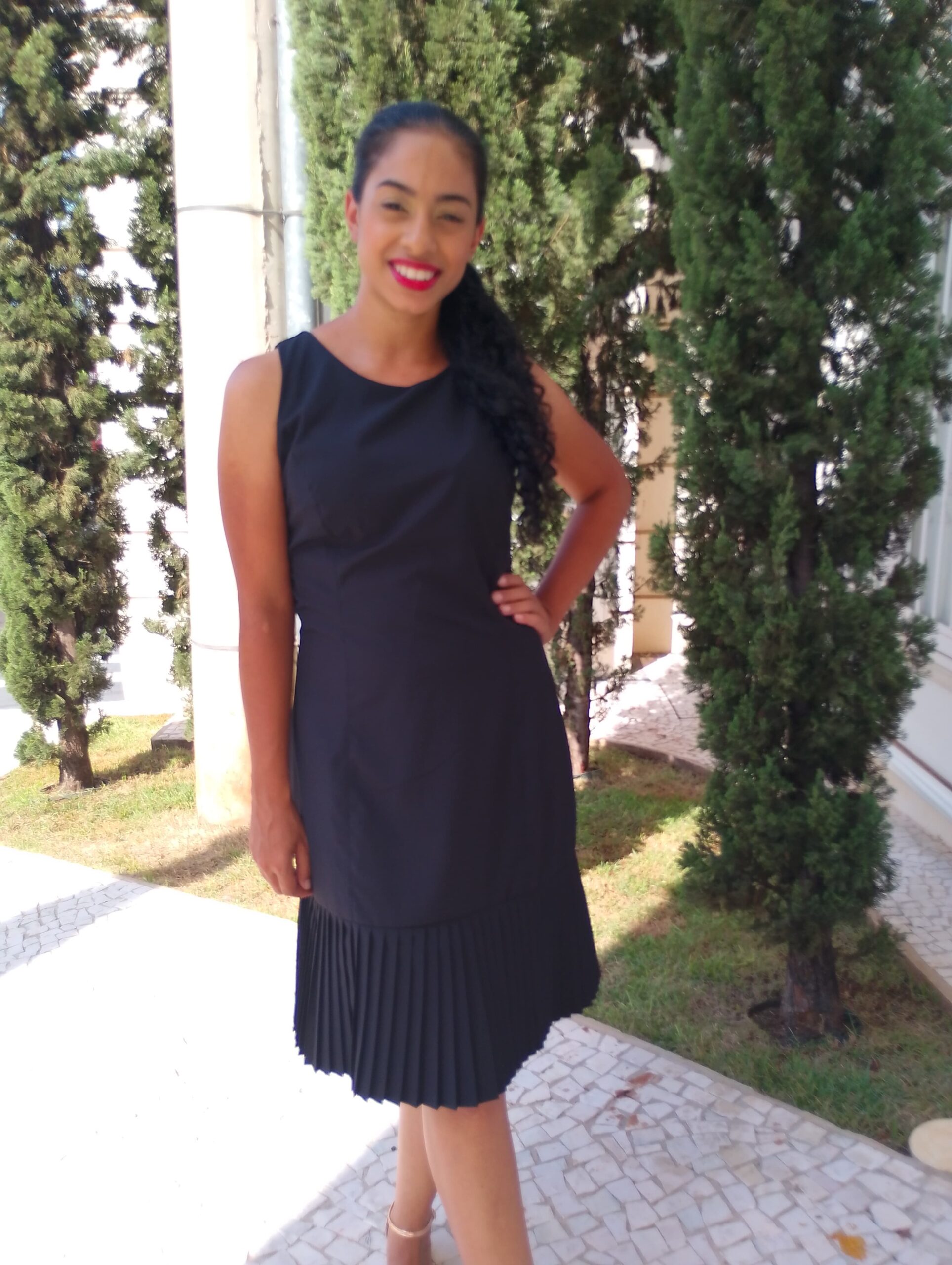 VESTIDO PLISSADO